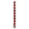 10 Palline Natalizie 60mm Infrangibili Rosso -Forniture Natalizie Negozio 0003701 10 palline natalizie 60mm infrangibili rosso
