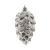 Addobbo Natalizio Pigna 9cm - Argento -Forniture Natalizie Negozio 0003714 addobbo natalizio pigna 9cm argento