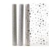 Tessuto Con Glitter E Decorazioni Oro 35x200cm - Argento 1 Tessuto Con Glitter E Decorazioni Oro 35x200cm - Argento -Forniture Natalizie Negozio 0003744 tessuto con glitter e decorazioni oro 35x200cm argento