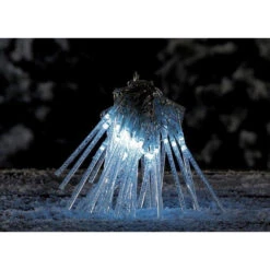 Luci Di Natale 40 Ghiaccioli Led - Luce Fredda