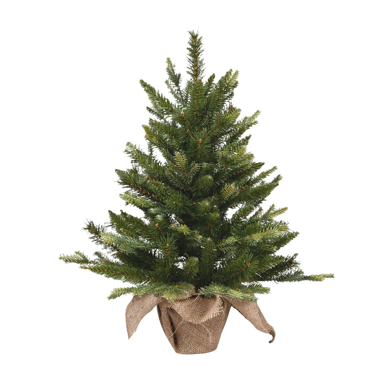 Flora Alberello Di Natale Con Base Foderata In Juta 60 Cm 3 Flora Alberello Di Natale Con Base Foderata In Juta 60 Cm