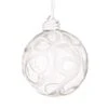 Sfera Vetro Onde 80mm -Forniture Natalizie Negozio 0007357 sfera vetro onde o80mm