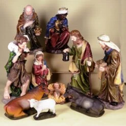 Natività 10 Statuitine Presepe 50cm 11 Natività 10 Statuitine Presepe 50cm -Forniture Natalizie Negozio 0007887 nativita 10 statuitine presepe 50cm