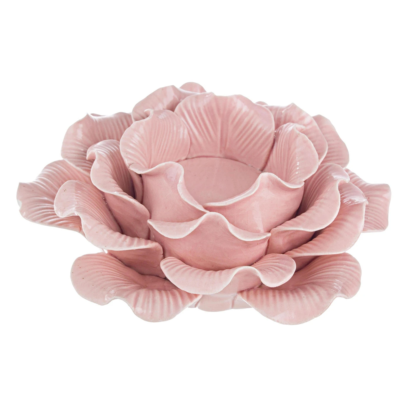 Porta Tealight Peony Rosa 3 Porta Tealight Peony Rosa
