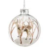 Sfera Vetro Nature Cervo 80cm -Forniture Natalizie Negozio 0012522 sfera vetro nature cervo o80cm