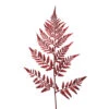Addobbo Floreale Felce Con Glitter 60cm Rosso -Forniture Natalizie Negozio 0012546 addobbo floreale felce con glitter 60cm rosso
