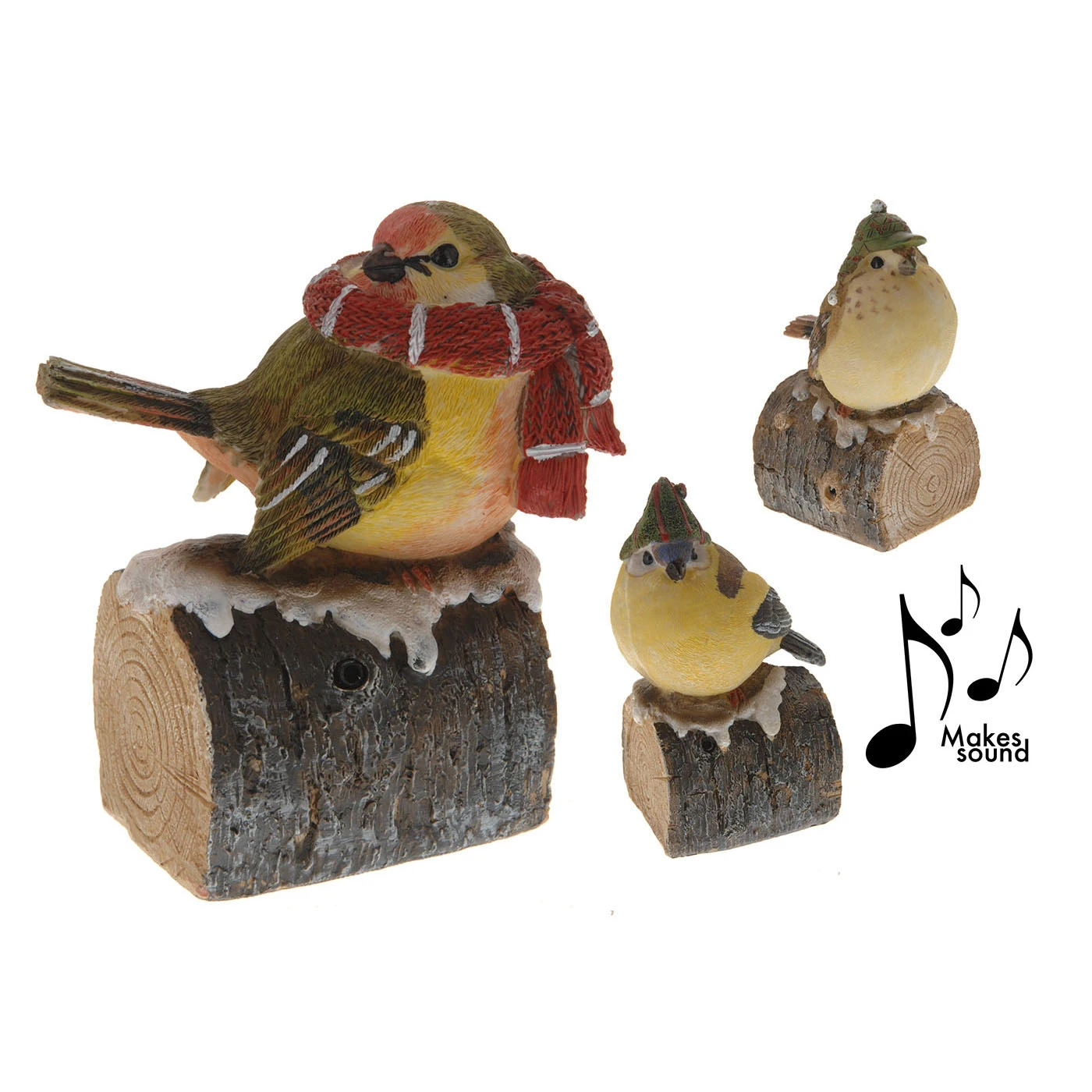 Uccellino Con Suono 12cm 3 Uccellino Con Suono 12cm