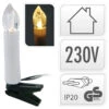 Luci Di Natale 50 Candele Led Con Clip - Luce Calda -Forniture Natalizie Negozio 0012599 luci di natale 50 candele led con clip luce calda
