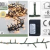 Luci Di Natale 1000 Led - Luce Calda -Forniture Natalizie Negozio 0012618 luci di natale 1000 led luce calda