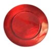 Piatto Plastica Rosso 33cm -Forniture Natalizie Negozio 0012724 piatto plastica rosso o33cm