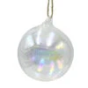 Pallina Natale In Vetro Trasparente 10cm -Forniture Natalizie Negozio 0012763 pallina natale in vetro trasparente o10cm