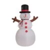 Pupazzo Di Neve Gonfiabile Con Luci -Forniture Natalizie Negozio 0014162 pupazzo di neve gonfiabile con luci