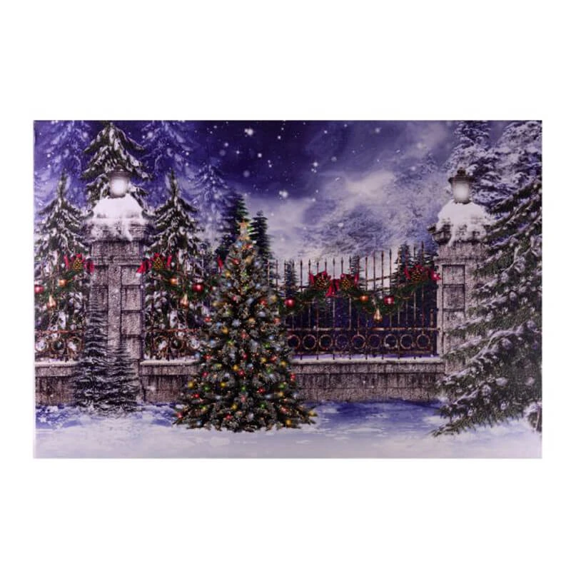 Quadro LED Con Alberi Di Natale 4 Quadro LED Con Alberi Di Natale - immagine 2