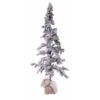 Albero Di Natale Innevato Con Led 65 Cm -Forniture Natalizie Negozio 0021170 albero di natale innevato con led 65 cm
