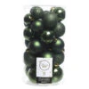 30 Palline Verde Pino - Decoro Natalizio