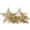 Set 4 Stelle Assortite Oro - Decoro Natalizio -Forniture Natalizie Negozio 0021443 set 4 stelle assortite oro decoro natalizio