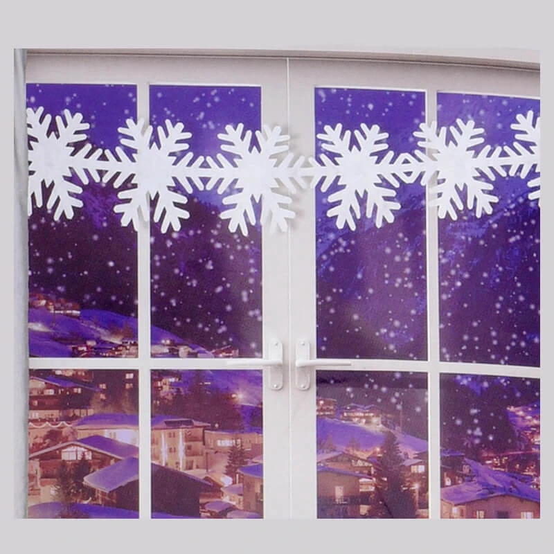 Ghirlanda Fiocco Di Neve 3 Ghirlanda Fiocco Di Neve