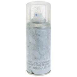 Spray Glitter Argento Per Decorazioni Natalizie 150 Ml
