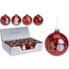 Sfera Vetro Decoro Natale 8 Cm. 2 Sfera Vetro Decoro Natale 8 Cm. -Forniture Natalizie Negozio 0022145 sfera vetro decoro natale 8 cm