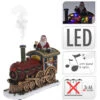Treno A Vapore Con Led E Musica -Forniture Natalizie Negozio 0022150 treno a vapore con led e musica