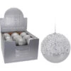 Pallina Natalizia 150mm Glitter Argento 2 Pallina Natalizia 150mm Glitter Argento -Forniture Natalizie Negozio 0022189 pallina natalizia 150mm glitter argento
