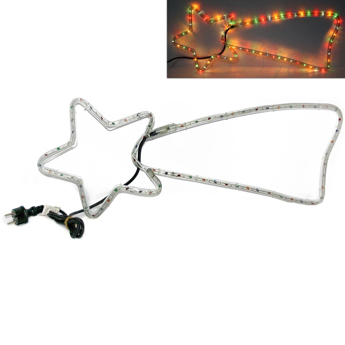 Stella Cometa 66cm Multicolore LED 3 Stella Cometa 66cm Multicolore LED