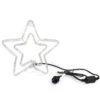Stella Natalizia Luminosa 37cm Bianco Freddo LED -Forniture Natalizie Negozio 0032670 stella natalizia luminosa 37cm bianco freddo led