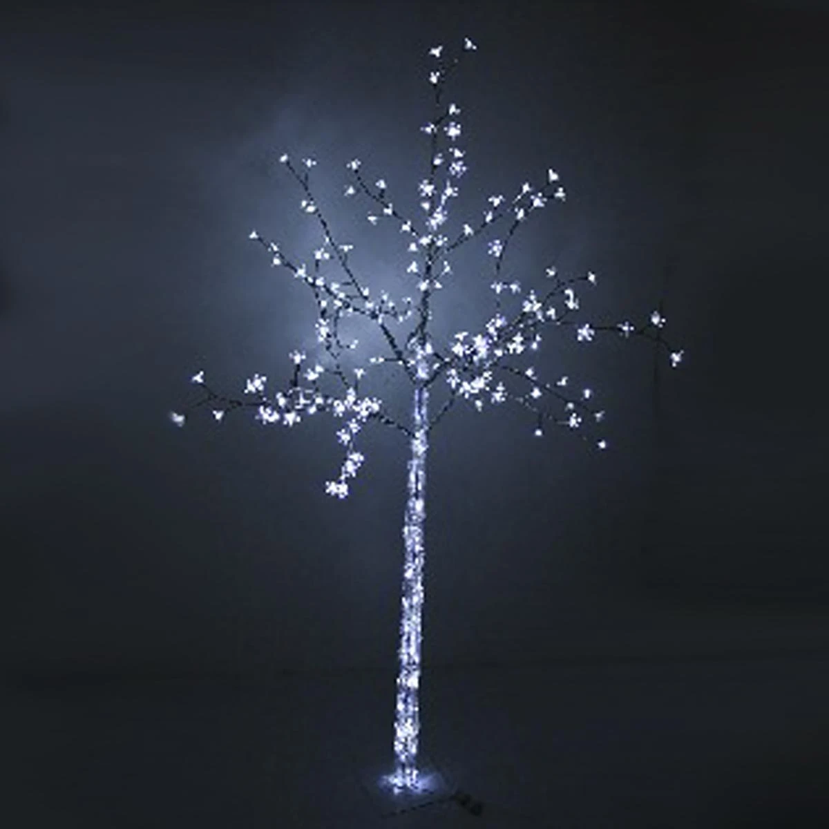 Albero Luminoso Con Fiori 160cm Luce Fredda 192 LED 4 Albero Luminoso Con Fiori 160cm Luce Fredda 192 LED - immagine 2