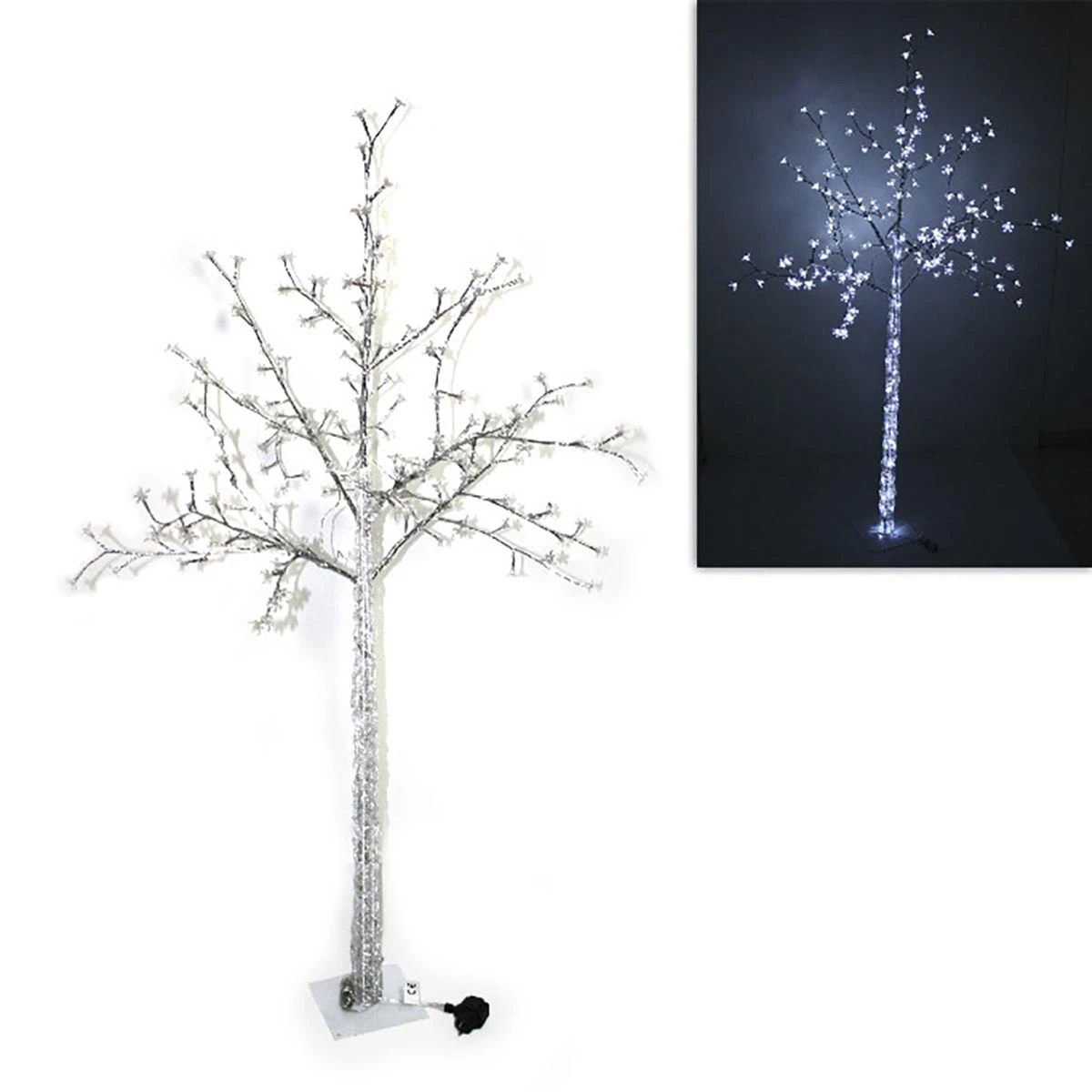 Albero LED Con Fiori 180 Cm 4 Albero LED Con Fiori 180 Cm - immagine 2