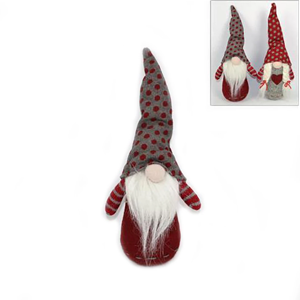 Gnomo Di Natale Stile Nordico 37cm 3 Gnomo Di Natale Stile Nordico 37cm