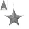 Addobbo Natalizio Stella Argento 65cm -Forniture Natalizie Negozio 0032746 addobbo natalizio stella argento 65cm