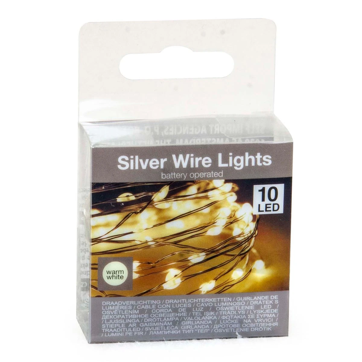 Luci Di Natale A Batteria 10 LED - Luce Calda 4 Luci Di Natale A Batteria 10 LED - Luce Calda - immagine 2