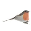 Uccellino Pettirosso Decorativo Con Clip -Forniture Natalizie Negozio 0032799 uccellino pettirosso decorativo con clip