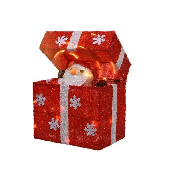 Pacchetto Regalo Babbo Natale Con Luci E Movimento 3 Pacchetto Regalo Babbo Natale Con Luci E Movimento