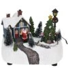 Scena Natalizia Luci LED E Movimento Per Villaggio Natalizio -Forniture Natalizie Negozio 0032868 scena natalizia luci led e movimento per villaggio natalizio