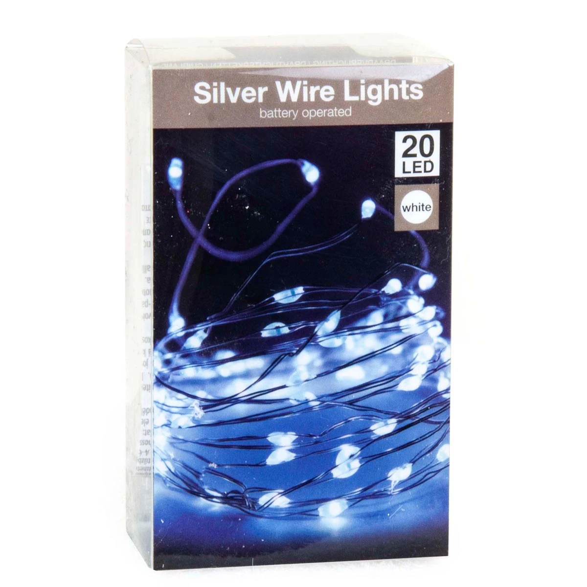 Luci Di Natale A Batteria 20 LED - Luce Fredda 4 Luci Di Natale A Batteria 20 LED - Luce Fredda - immagine 2