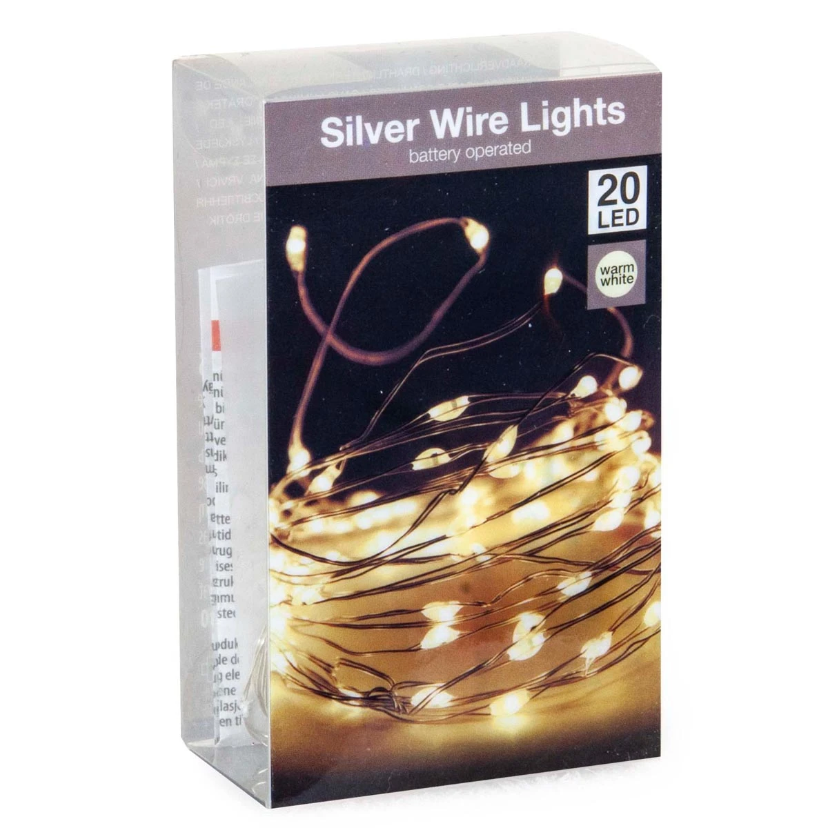 Luci Di Natale A Batteria 20 LED - Luce Calda 4 Luci Di Natale A Batteria 20 LED - Luce Calda - immagine 2