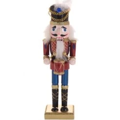 Soldatino Schiaccianoci In Legno 25 Cm -Forniture Natalizie Negozio 0032893 soldatino schiaccianoci in legno 25 cm