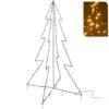 Albero Di Natale Tridimensionale Con LED 150 Cm