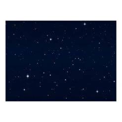 My Village Poster Cielo Stellato Luminoso Fibra Ottica 76x56cm