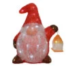 Gnomo Luminoso A Led 40 Cm -Forniture Natalizie Negozio 0040713 gnomo luminoso a led 40 cm