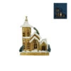 Casa Di Legno Con Torre Innevata E Luci 41cm 1 Casa Di Legno Con Torre Innevata E Luci 41cm -Forniture Natalizie Negozio 0040881 casa di legno con torre innevata e luci 41cm