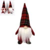 Gnomo Di Natale Con Cappello Scozzese 20cm -Forniture Natalizie Negozio 0040892 gnomo di natale con cappello scozzese 20cm