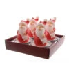 Set 4 Tealight Babbo Natale Bianco/Rosso -Forniture Natalizie Negozio 0055814 set 4 tealight babbo natale biancorosso