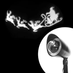 Proiettore LED Babbo Natale -Forniture Natalizie Negozio 0055900 proiettore led babbo natale