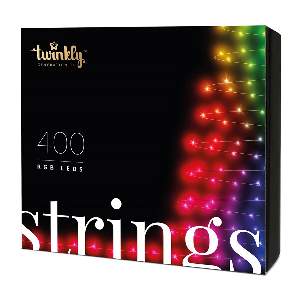 Twinkly Strings Catena 400 LED Multicolore RGB 4 Twinkly Strings Catena 400 LED Multicolore RGB - immagine 2