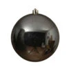 Pallina Natalizia 140mm Blu Argento Lucido -Forniture Natalizie Negozio 0056041 pallina natalizia 140mm blu argento lucido