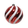 Pallina Natalizia 140mm Rossa E Bianca 1 Pallina Natalizia 140mm Rossa E Bianca -Forniture Natalizie Negozio 0056067 pallina natalizia 140mm rossa e bianca