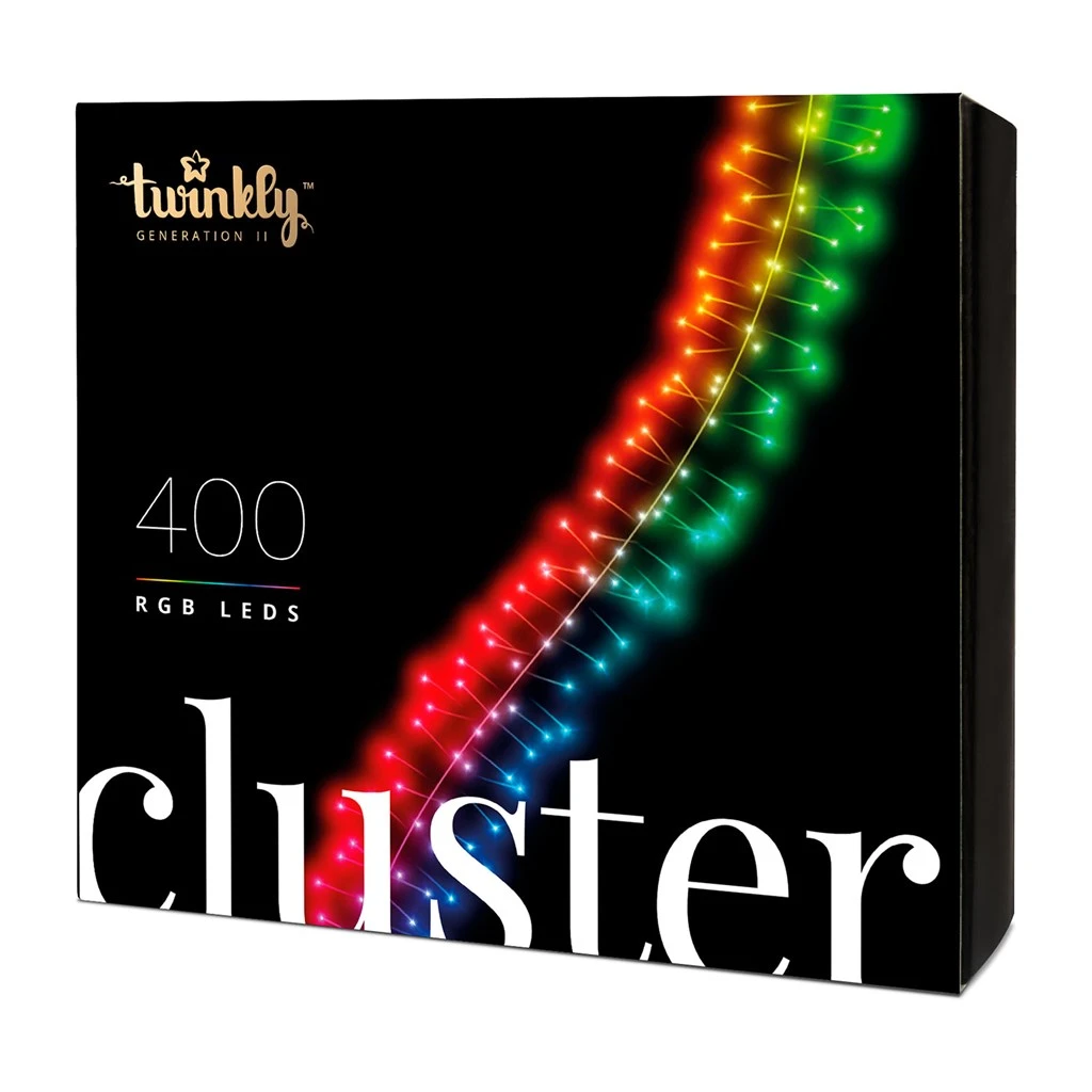 Twinkly Cluster Catena 400 LED Multicolore RGB 4 Twinkly Cluster Catena 400 LED Multicolore RGB - immagine 2