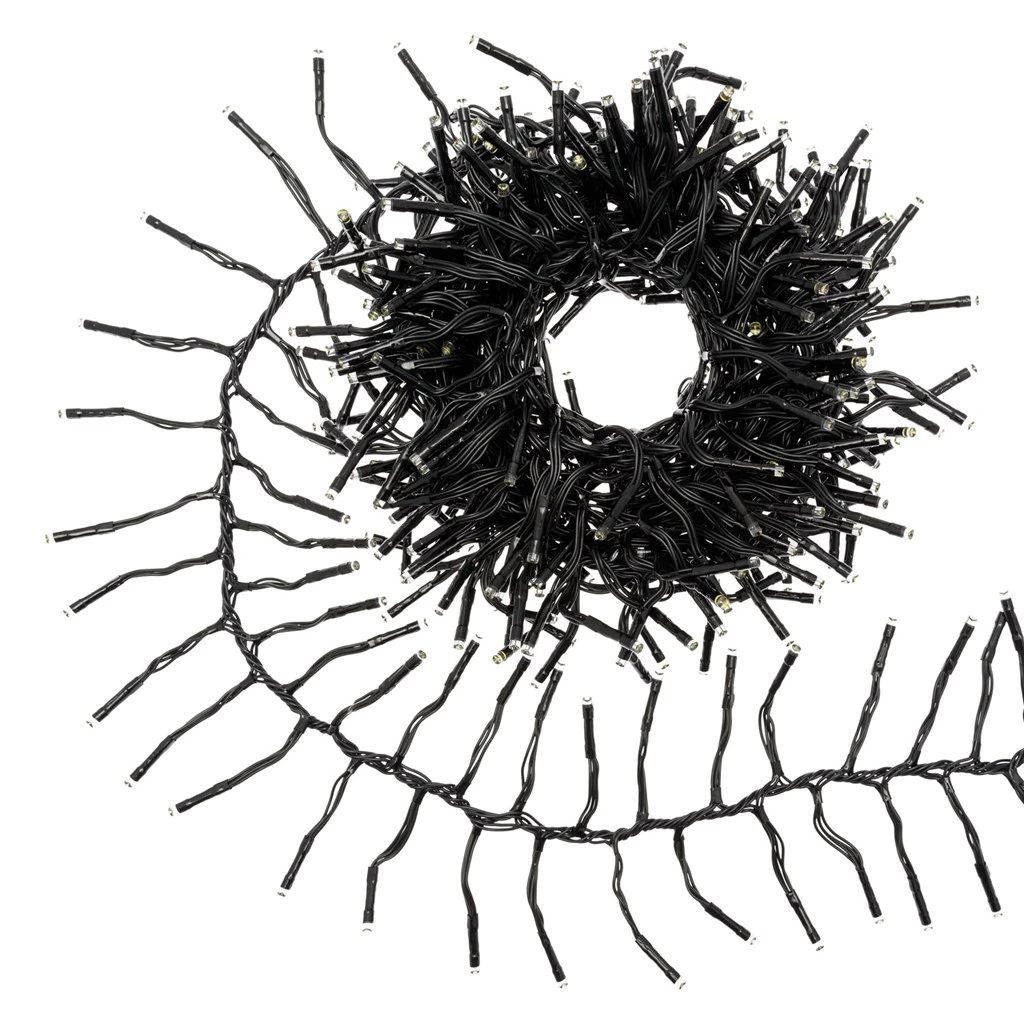 Twinkly Cluster Gold Edition Catena 400 LED Ambrato E Bianco AWW 4 Twinkly Cluster Gold Edition Catena 400 LED Ambrato E Bianco AWW - immagine 3